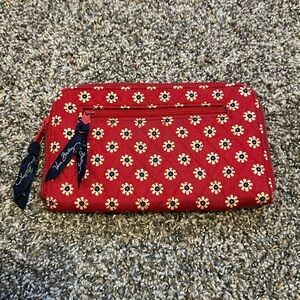 Americana Red Vera Bradley wallet